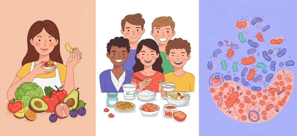Prebiotics, Probiotics, Postbiotics: Power of 3 Biotics